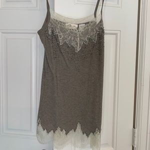 Miss Me Tank Top Camisole Medium Bling